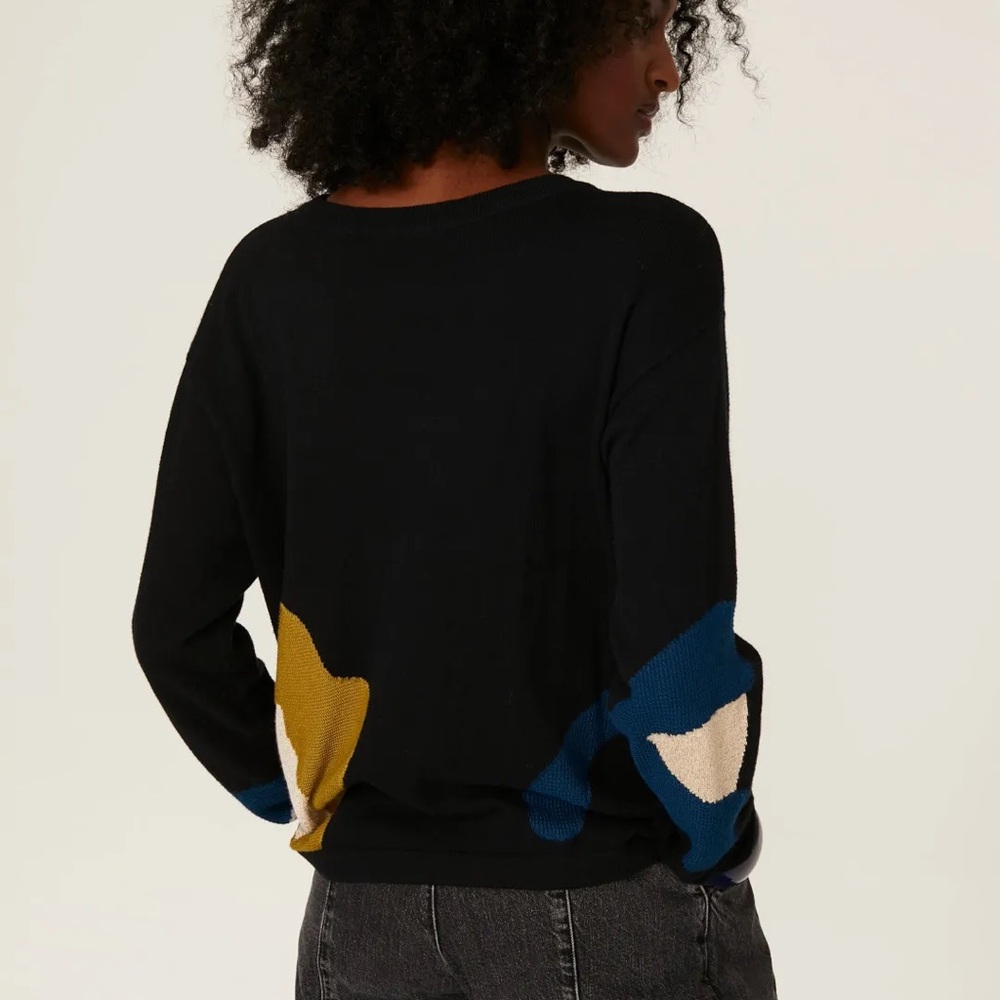 Elk Abstract Black Poppy Sweater - Picture 3 of 3